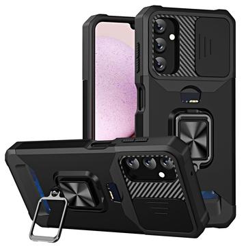 Samsung Galaxy A14/A14 5G Hybrydowe Etui z Pierścieniem Obrotowym z Osłoną Aparatu