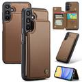 Etui Caseme C22 na karty RFID do Samsung Galaxy A15 - brązowe