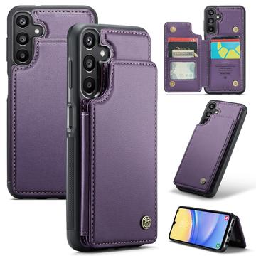 Etui Caseme C22 na karty RFID do Samsung Galaxy A15 - fioletowe