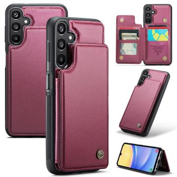 Etui Caseme C22 na karty RFID do Samsung Galaxy A15 - czerwone