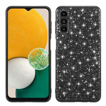 Hybrydowe Etui z Serii Glitter do Samsung Galaxy A15 - Czerń