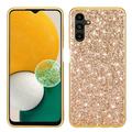 Hybrydowe Etui z Serii Glitter do Samsung Galaxy A15 - Złoto