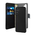 Magnetyczne Etui z Portfelem 2-w-1 Puro do Samsung Galaxy A15 - Czarne