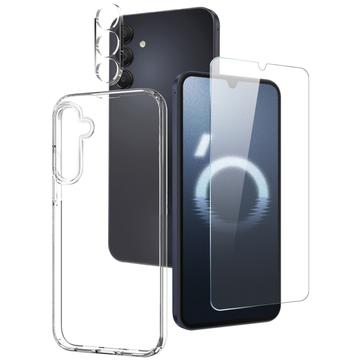 Zestaw ochronny Samsung Galaxy A16 Northjo 3 w 1 - przezroczysty