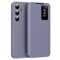 Samsung Galaxy A16 Smart Clear View Etui z klapką z kieszenią na kartę - szaro-fioletowy