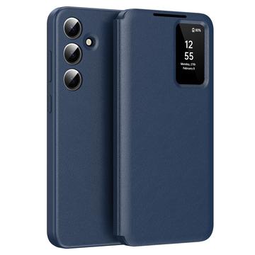 Samsung Galaxy A16 Smart Clear View Etui z klapką z miejscem na kartę - Szafir