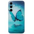 Samsung Galaxy A16 Stylish Ultracienkie Etui z TPU - Niebieski Motyl