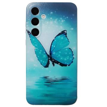 Samsung Galaxy A16 Stylish Ultracienkie Etui z TPU - Niebieski Motyl