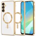 Samsung Galaxy A16 Tech-Protect MagFlex Etui - kompatybilny z MagSafe - Przezroczysty / Złoto
