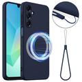 Samsung Galaxy A17 Etui z Płynnego Silikonu - kompatybilne z MagSafe - Ciemnoniebieski