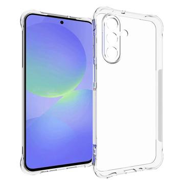 Silikonowe etui odporne na wstrząsy do Samsung Galaxy A17 - Transparentny