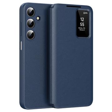 Samsung Galaxy A17 Smart Clear View Etui z klapką z miejscem na kartę - Szafir