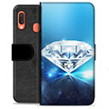 Etui Portfel Premium - Samsung Galaxy A20e - Diament