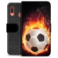 Etui Portfel Premium - Samsung Galaxy A20e - Piłka w Ogniu