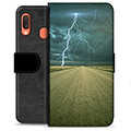 Etui Portfel Premium - Samsung Galaxy A20e - Burza