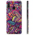 Etui TPU - Samsung Galaxy A20e - Abstrakcyjne Kwiaty