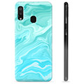 Etui TPU - Samsung Galaxy A20e - Błękitny Marmur