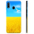 Etui TPU Ukraina - Samsung Galaxy A20e - Pole pszenicy