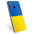 Etui TPU Flaga Ukrainy - Samsung Galaxy A20e - Żółć i błękit