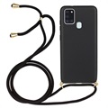 Samsung Galaxy A21s Etui Saii Eco-Line z Paskiem