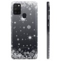 Etui TPU - Samsung Galaxy A21s - Płatki Śniegu