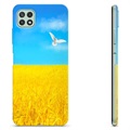 Etui TPU Ukraina - Samsung Galaxy A22 5G - Pole pszenicy