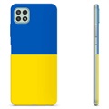 Etui TPU Flaga Ukrainy - Samsung Galaxy A22 5G - Żółć i błękit