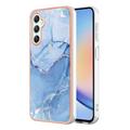Samsung Galaxy A25 - Galwanizowane Etui IMD z TPU z Deseniem Marmuru