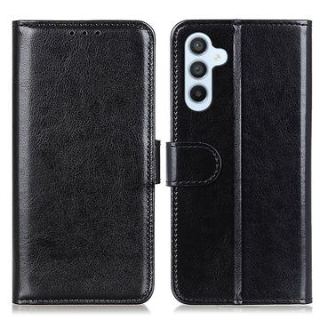 Etui z Portfelem do Samsung Galaxy A25 z Magnetycznym Zamknięciem - Czarne