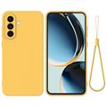 Samsung Galaxy A26 Etui z płynnego silikonu z paskiem na rękę