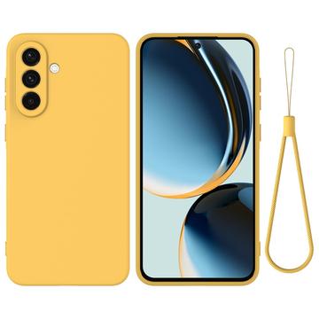 Samsung Galaxy A26 Etui z płynnego silikonu z paskiem na rękę