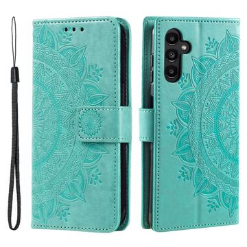 Etui z Portfelem z Serii Mandala do Samsung Galaxy A26 - Zieleń