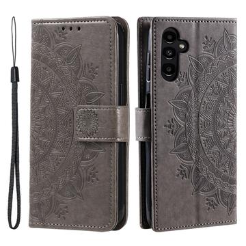 Etui z Portfelem z Serii Mandala do Samsung Galaxy A26 - Szary