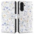 Samsung Galaxy A26 Tech-Protect Etui na Portfel z magnesem i podstawką - Kwiaty wiosenne