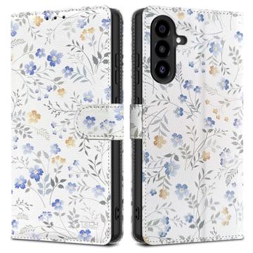 Samsung Galaxy A26 Tech-Protect Etui na Portfel z magnesem i podstawką - Kwiaty wiosenne