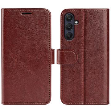 Etui Samsung Galaxy A26 Etui portfelowe z magnetycznym zamknięciem - brązowy