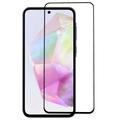 Osłona na Cały Wyświetlacz z Hartowanego Szkła Samsung Galaxy A35 - Czarna Krawędź