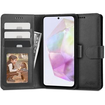 Samsung Galaxy A35 Tech-Protect Etui na Portfel z magnesem i podstawką - Czarny