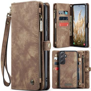 Samsung Galaxy A36 Wielofunkcyjny Pokrowiec-Portfel Caseme 008 2-w-1 - Brąz