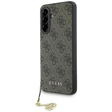 Samsung Galaxy A36 Hybrydowe Etui Guess 4G Charms Collection - Brązowe