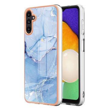 Samsung Galaxy A36 - Galwanizowane Etui IMD z TPU z Deseniem Marmuru