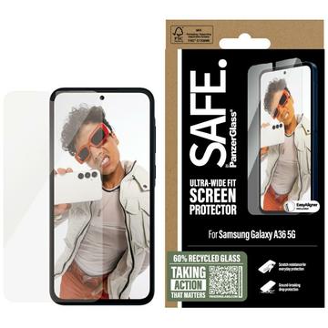Ochraniacz ekranu Samsung Galaxy A36 PanzerGlass Safe Ultra-Wide Fit - 9H - przezroczysty