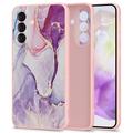 Samsung Galaxy A36 Etui z Silikonu Tech-Protect Icon - Marmur