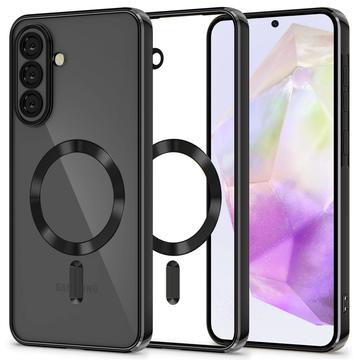 Samsung Galaxy A36 Tech-Protect MagFlex Etui - kompatybilny z MagSafe - przezroczysty / czarny