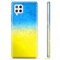 Etui TPU Flaga Ukrainy - Samsung Galaxy A42 5G - Dwubarwne