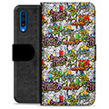 Etui Portfel Premium - Samsung Galaxy A50 - Graffiti