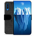 Etui Portfel Premium - Samsung Galaxy A50 - Lodowiec