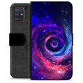 Etui Portfel Premium - Samsung Galaxy A51 - Galaktyka