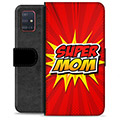 Etui Portfel Premium - Samsung Galaxy A51 - Super Mom