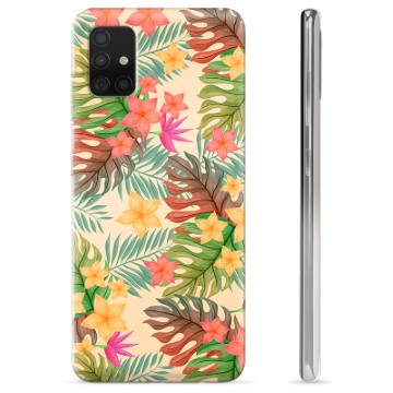 Etui TPU - Samsung Galaxy A51 - Różowe Kwiaty